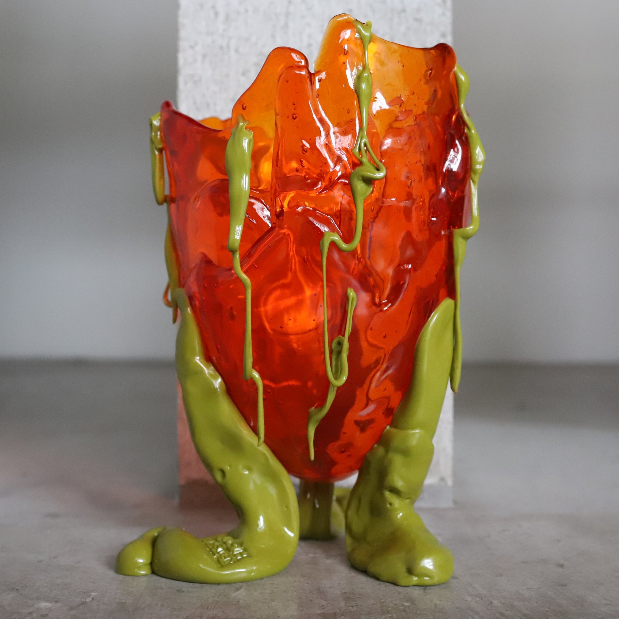 Clear Special Vase - Fish Design by Gaetano Pesce